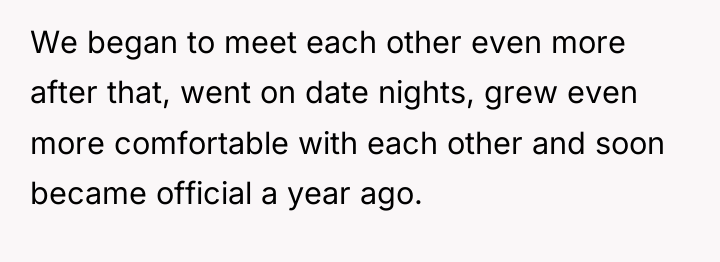 We began to meet each other even more after that,...