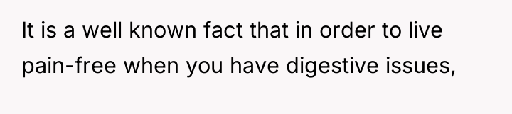 It is a well known fact that in order to...