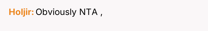 Holjir Obviously NTA ,