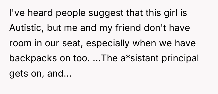 I've heard people suggest that this girl is Autistic, but...