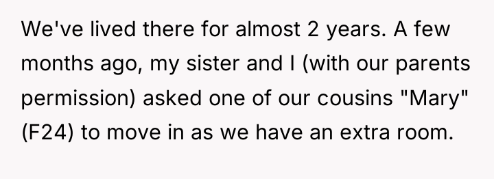 We've lived there for almost 2 years. A few months...