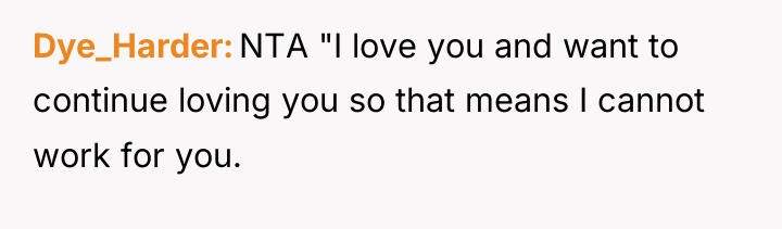 Dye_Harder NTA "I love you and want to continue loving...