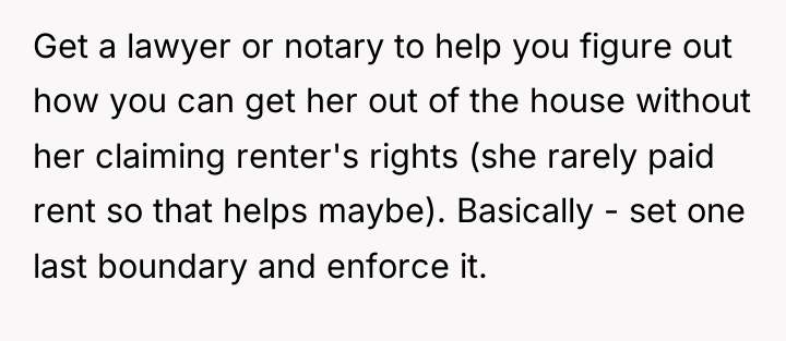 Get a lawyer or notary to help you figure out...