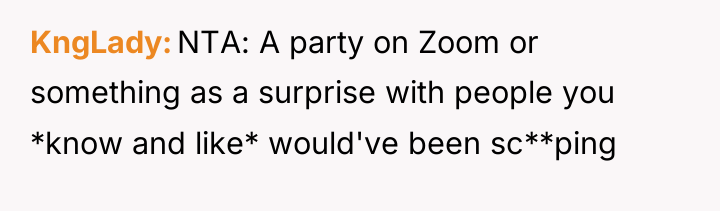 KngLady NTA: A party on Zoom or something as a...