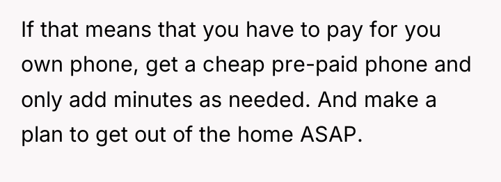 If that means that you have to pay for you...