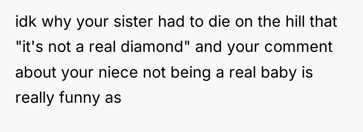 idk why your sister had to die on the hill...