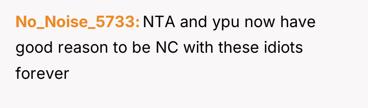 No_Noise_5733 NTA and ypu now have good reason to be...