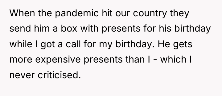 When the pandemic hit our country they send him a...