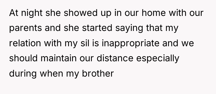 At night she showed up in our home with our...