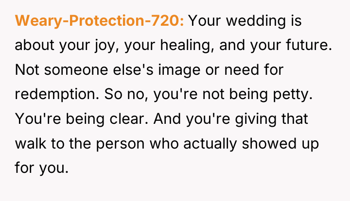 Weary-Protection-720 Your wedding is about your joy, your healing, and...