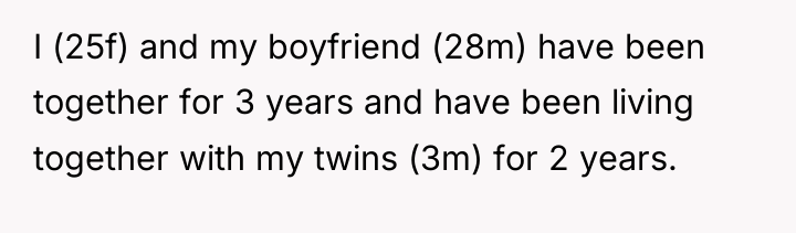 I (25f) and my boyfriend (28m) have been together for...