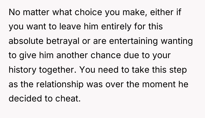 No matter what choice you make, either if you want...