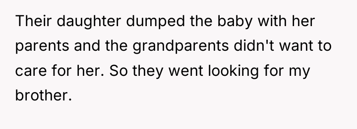 Their daughter dumped the baby with her parents and the...