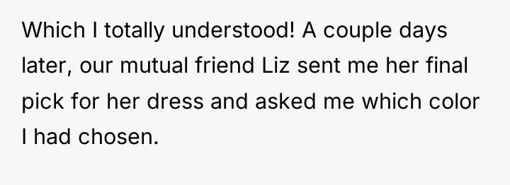 Which I totally understood! A couple days later, our mutual...