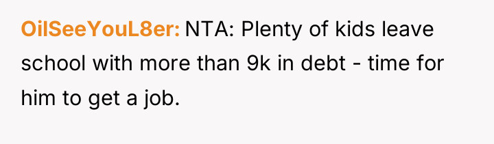 OilSeeYouL8er NTA: Plenty of kids leave school with more than...