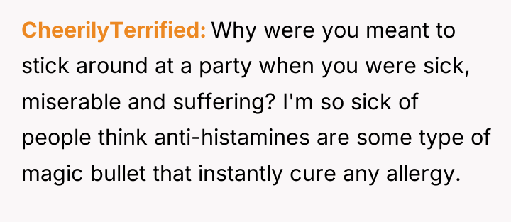 CheerilyTerrified Why were you meant to stick around at a...