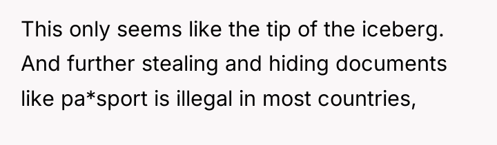 This only seems like the tip of the iceberg. And...
