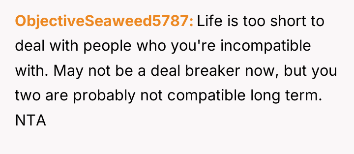 ObjectiveSeaweed5787 Life is too short to deal with people who...