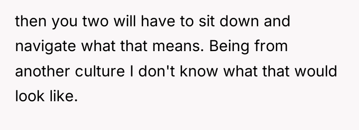 then you two will have to sit down and navigate...