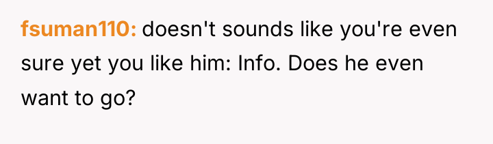 fsuman110 doesn't sounds like you're even sure yet you like...