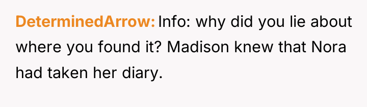 DeterminedArrow Info: why did you lie about where you found...