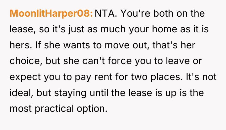 MoonlitHarper08 NTA. You're both on the lease, so it's just...