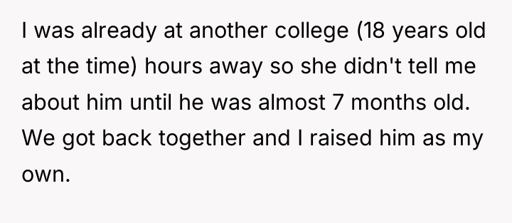 I was already at another college (18 years old at...