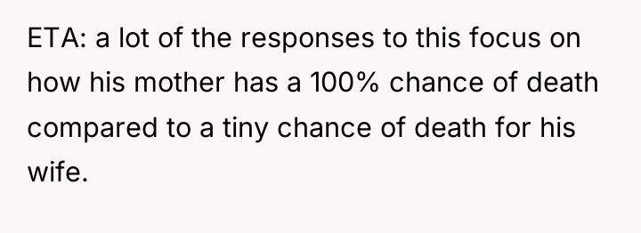 ETA: a lot of the responses to this focus on...