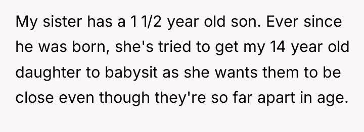 My sister has a 1 1/2 year old son. Ever...