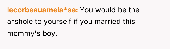 lecorbeauamela*se You would be the a*shole to yourself if you...