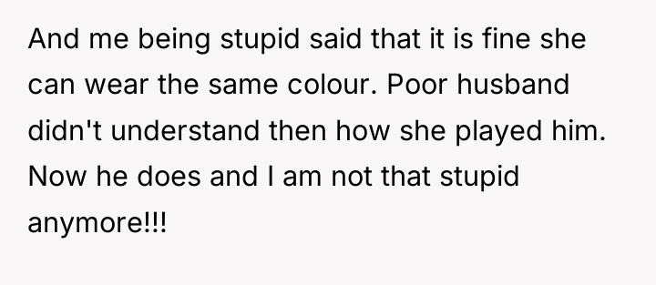 And me being stupid said that it is fine she...