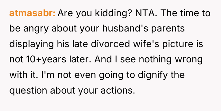 atmasabr Are you kidding? NTA. The time to be angry...