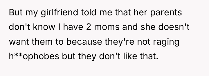 But my girlfriend told me that her parents don't know...