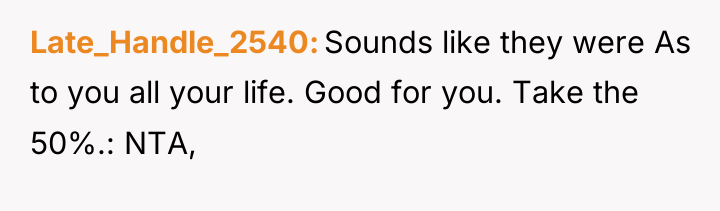 Late_Handle_2540 Sounds like they were As to you all your...