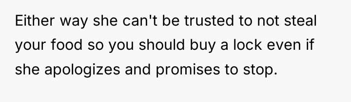Either way she can't be trusted to not steal your...