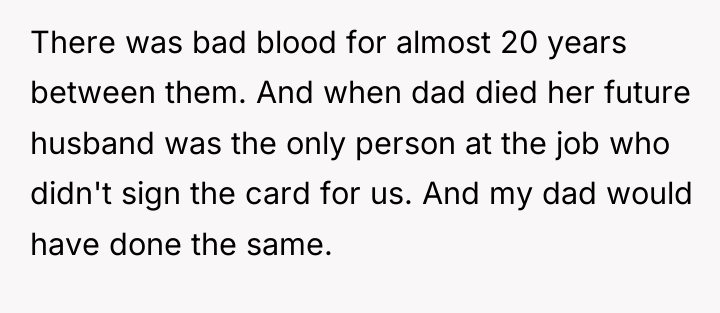 There was bad blood for almost 20 years between them....