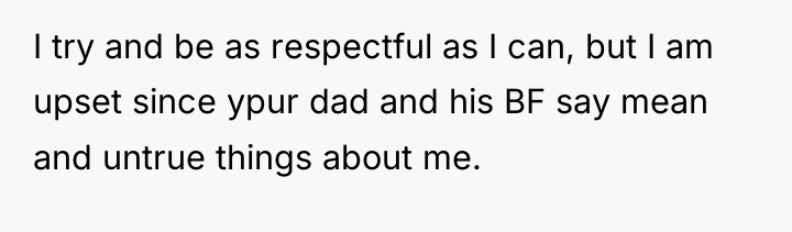 I try and be as respectful as I can, but...