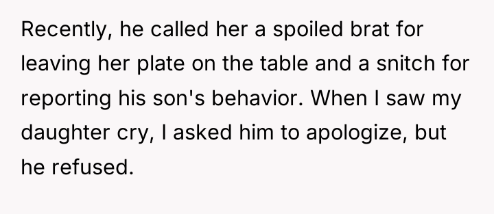 Recently, he called her a spoiled brat for leaving her...