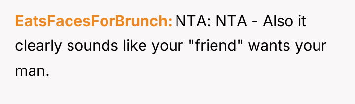 EatsFacesForBrunch NTA: NTA - Also it clearly sounds like your...