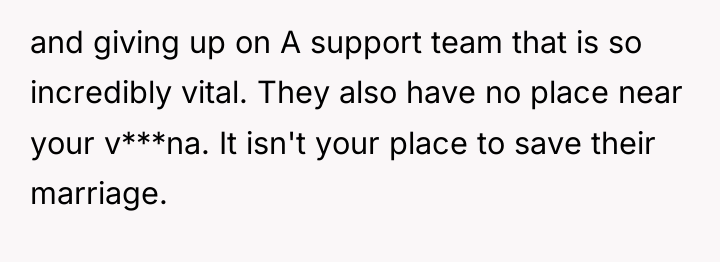 and giving up on A support team that is so...