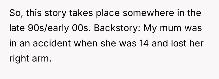 So, this story takes place somewhere in the late 90s/early...