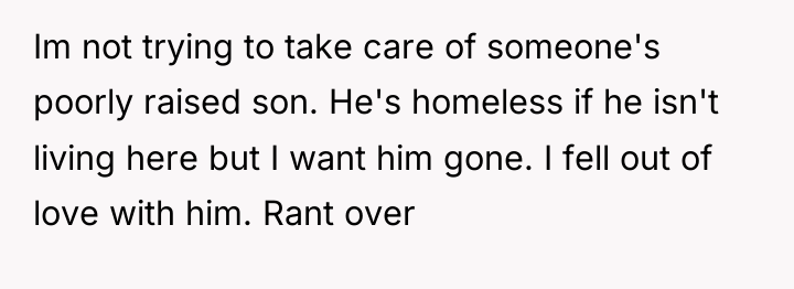Im not trying to take care of someone's poorly raised...