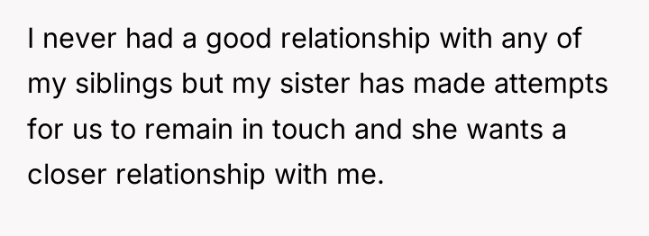 I never had a good relationship with any of my...