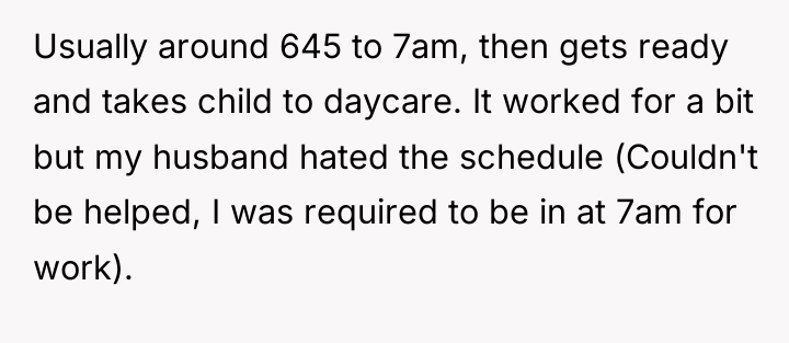 Usually around 645 to 7am, then gets ready and takes...
