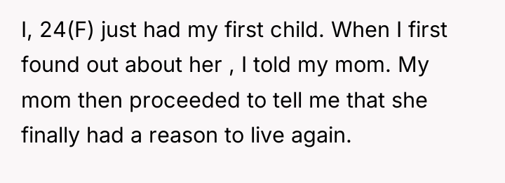 I, 24(F) just had my first child. When I first...