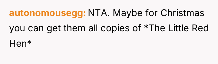 autonomousegg NTA. Maybe for Christmas you can get them all...