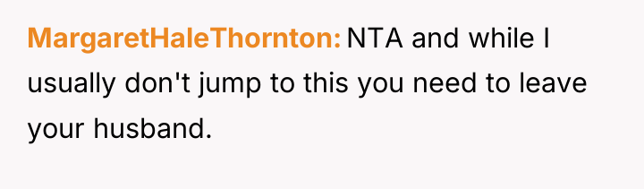 MargaretHaleThornton NTA and while I usually don't jump to this...
