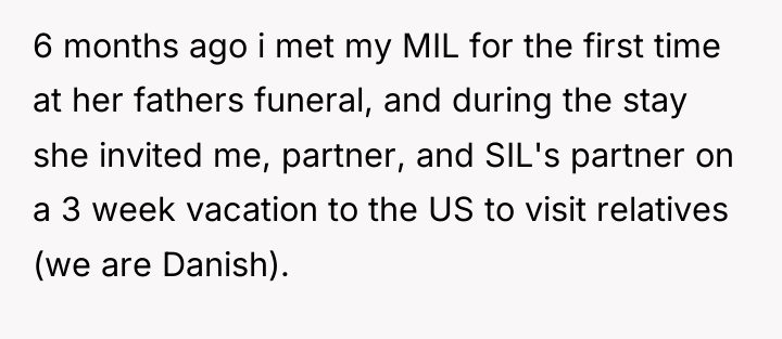 6 months ago i met my MIL for the first...