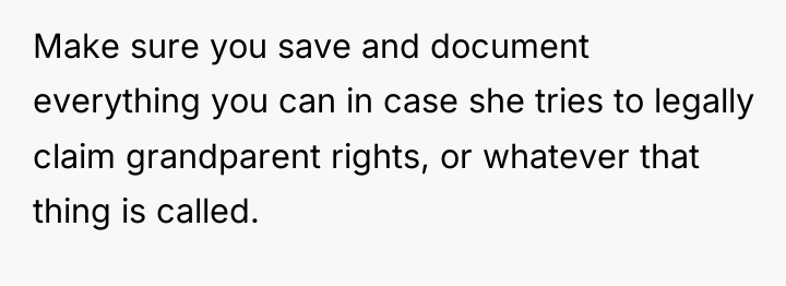 Make sure you save and document everything you can in...