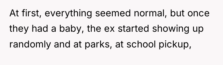 At first, everything seemed normal, but once they had a...